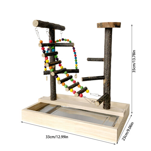 Interactively Bird Training Platform With Adjustable Height 2