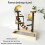 Interactively Bird Training Platform With Adjustable Height 7
