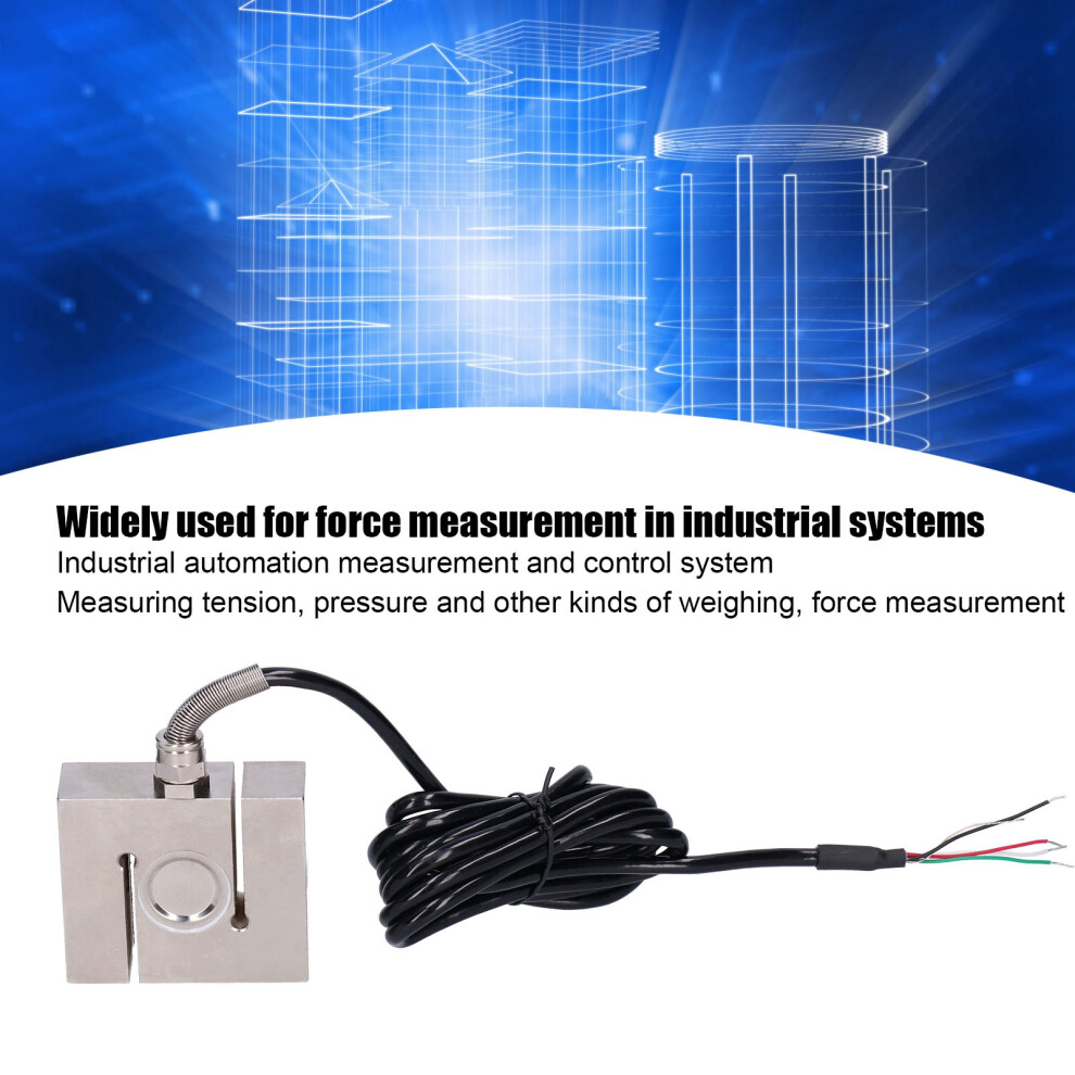 Pull Force Load Cell Sensor 700kg 40Cr Steel DYLY-104 Cable