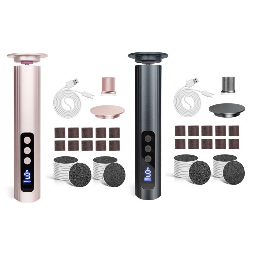 Dissolvant électrique multifonctionnel pour ongles et-Rose 1