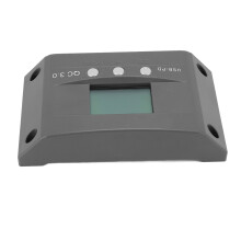 MPPT-Solarladeregler 12V/24V 100A LCD Dual USB Outdoor