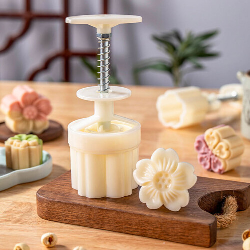 Cookie Stamps for Mooncakes, 7x6x15cm, Plastic Pastry Tool 1