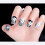 24PCS French Wedding 3D Acrylic Nail Tips 2