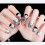 24PCS French Wedding 3D Acrylic Nail Tips 4
