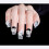 24PCS French Wedding 3D Acrylic Nail Tips 6