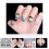 24PCS French Wedding 3D Acrylic Nail Tips 7