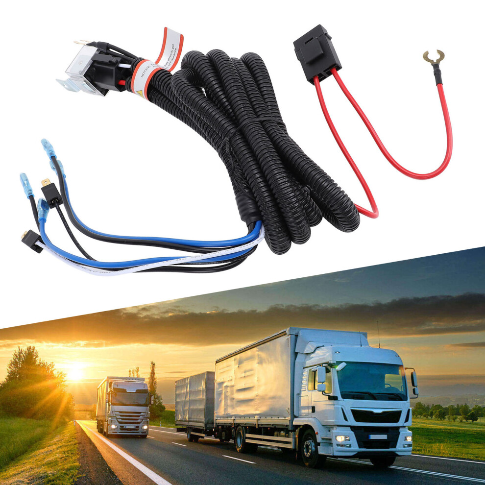 Horn Wiring Harness Relay Kit 80A 4-Pin Spst 24V For Car Truck Suv Atv 8771391140935