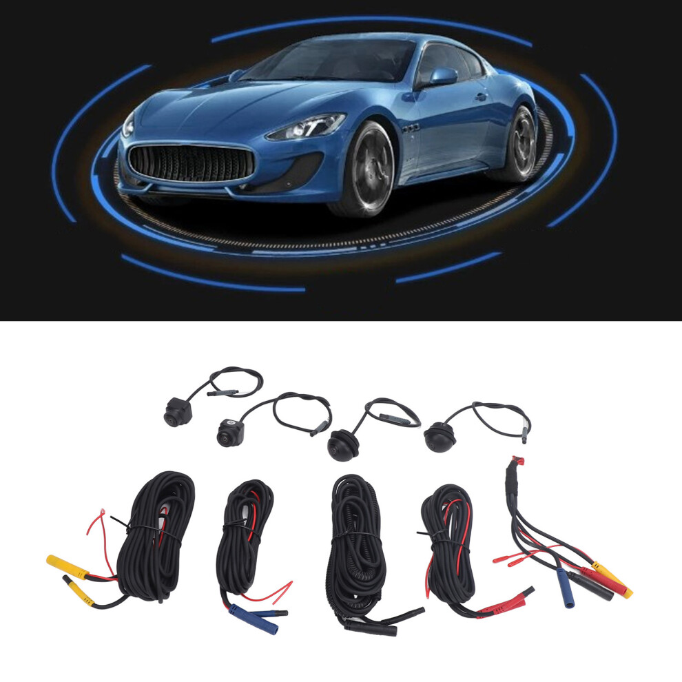 360 Hd Car Camera System 1080P For Android 12V With Adjustable Angles 8461391141147