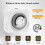 Indoor Mechanical Outlet Timer, 3Prong Timer for Electrical Outlets Indoor with 2 Outlets, 24 Hour US Plug Light Timer 4