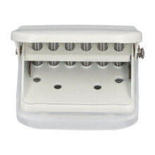6 Hole Punch 5 Sheets Capacity | A4, A5, B5 Paper Puncher with Ruler in White
