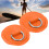 PVC Tie Down Patch with Metal Ring Orange 1