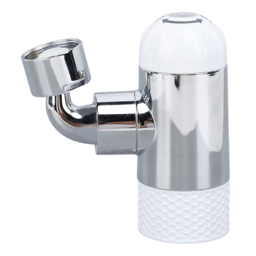 Universal Swivel Faucet Extender with 4 Modes – Copper & ABS Splashproof 1