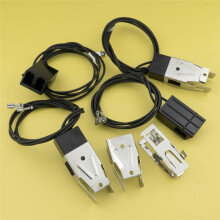 4er-Pack WB2X8228 Elementbuchse und Kabelsatz, Kompatibel mit Elektroherden Von GE Hotpoint, Kochfeldern und Elektroherden