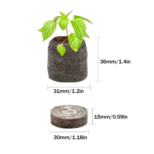 (30*15mm) Seed Starter Peat Pellets for Plants & Herbs 2