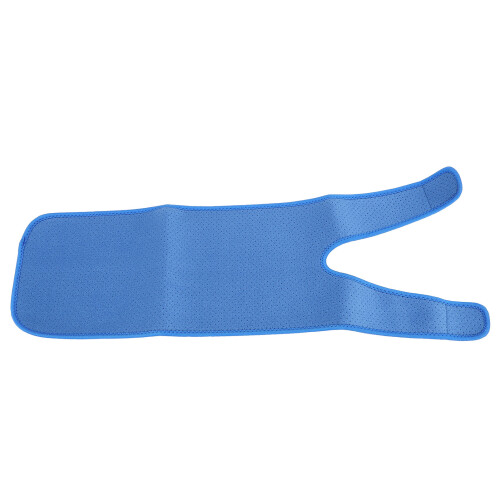 Adjustable Thigh Compression Sleeve Breathable Elastic Support for Sports Blue