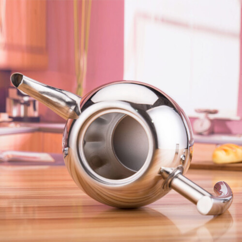 (1l) Stainless Steel Teapot with Comfortable Handle 1