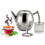 (1l) Stainless Steel Teapot with Comfortable Handle 7