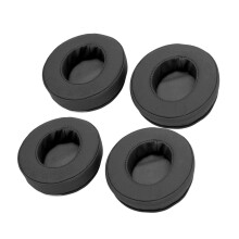 4Pcs Black Ear Pads Cushions for X Headset Memory Foam Protein Leather