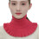 (red) Warm Knit Turtleneck Mock Collar 1