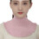 (Pink) Warm Knit Turtleneck Mock Collar 1