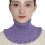 (Light Purple) Warm Knit Turtleneck Mock Collar 1