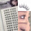 (20 rows) Self-Stick Comic Eyelash Clusters for DIY Makeup 3