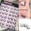 (6 Rows) Self-Stick Comic Eyelash Clusters for DIY Makeup 3