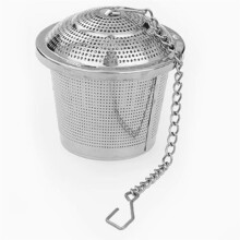 2pcs 304 Stainless Steel Tea Strainer Mesh Infuser Filter Tea Leaf Spice Tea Strainer Boil Soup for Teapot