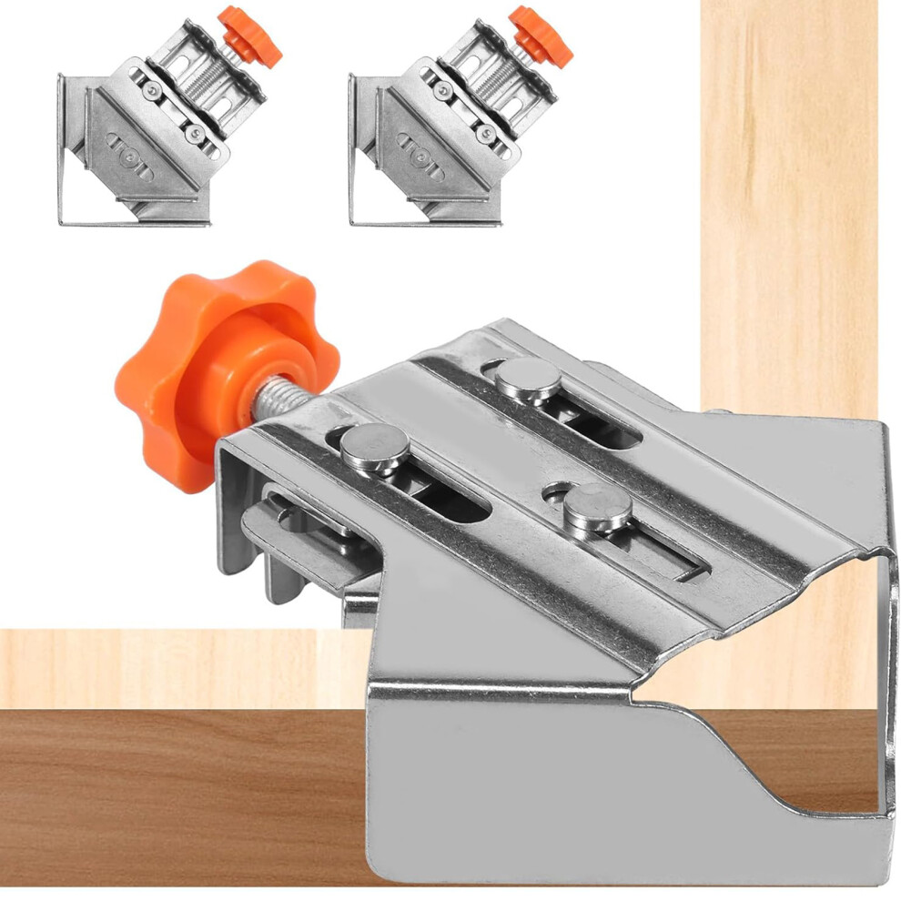 (A 1Pcs) Stainless Steel Right Angle Clamp For Woodworking 6001832677198