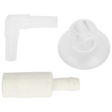 Aquarium CO2 Atomizer with Suction Cup, Plastic & Ceramic Filter