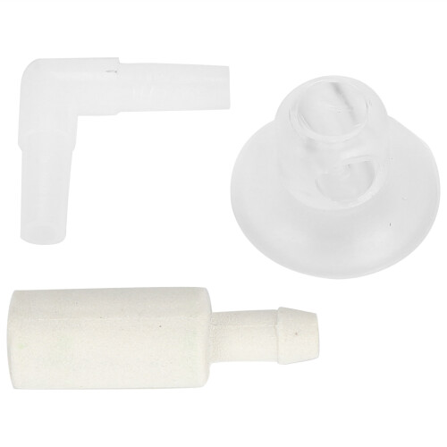 Aquarium CO2 Atomizer with Suction Cup, Plastic & Ceramic Filter