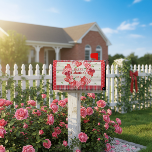 (5) Waterproof Floral Magnetic Mailbox Cover 2