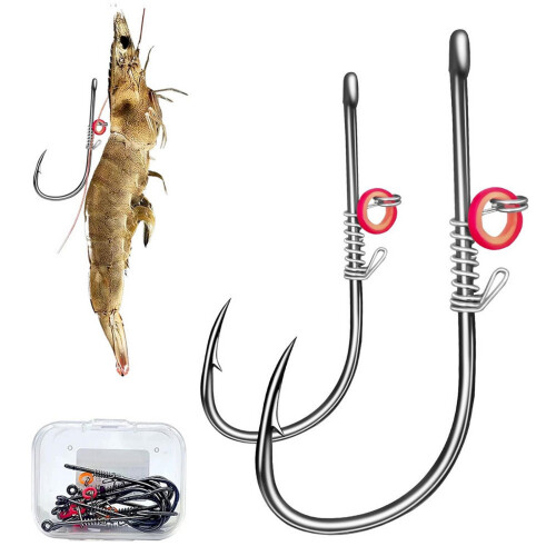 (10pcs) Sharp Barbed Fishing Hooks for Salt & Freshwater 1