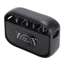 Open Ear Clip On Headphones Bluetooth 5.3 Waterproof, 4H Sound Black