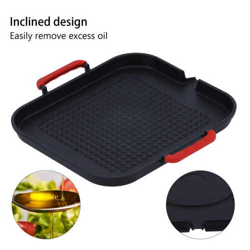 Induction Compatible BBQ Griddle Pan 2