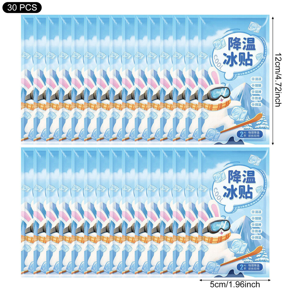 Reach-Tools (30Pcs) Cool Gel Patches For Summer - Adults & Kids