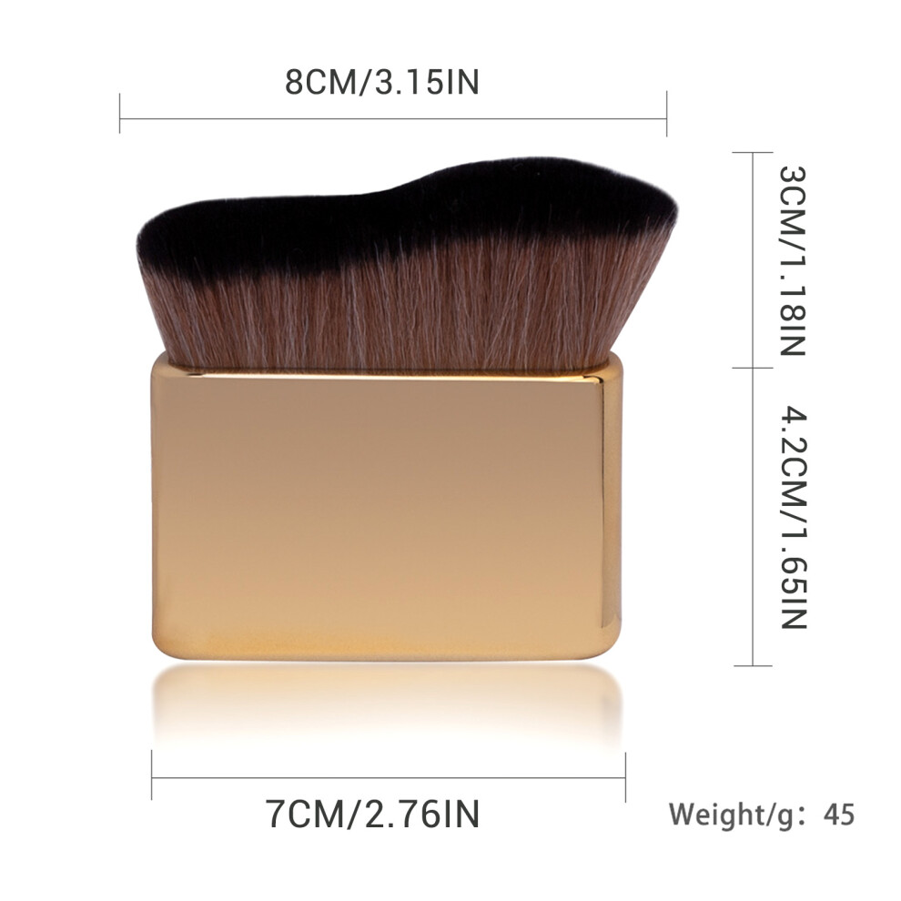 Creation-3C (Gold) Soft Multi-Use Face Makeup Brush Set - Gift