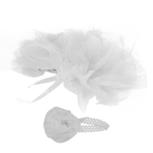 Baby-Fotoset Rocke und Kopfschmuck für 0-3 Monate Neugeborenen Fotozubehör