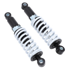 2Pcs Adjustable Shock Absorbers 450lbs Load 250mm Hole for Dirt Bikes