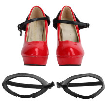 Damen-PU-Leder abnehmbarer Knöchelriemen für High Heels, verstellbar, Schnalle