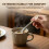 (Green) Heat-Resistant Ceramic Coffee Spoon - 50 Char 8