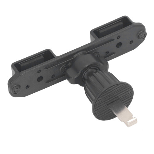 Handheld Car Vent Mount for 2-Way Radios, Black, ABS, Universal Compatibility