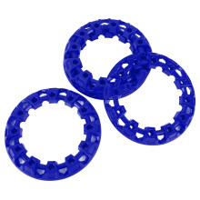 4pcs Blue 7 Inch ATV Wheel Hub Trim Anti-Scratch Plastic Rim Cover