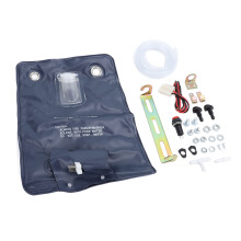 12V 1L Windshield Washer Pump Bag Kit for Classic Cars, ABS & Metal
