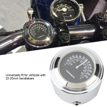 22-25mm Motorcycle Temp Dial Gauge Handlebar Mount Waterproof Thermometer