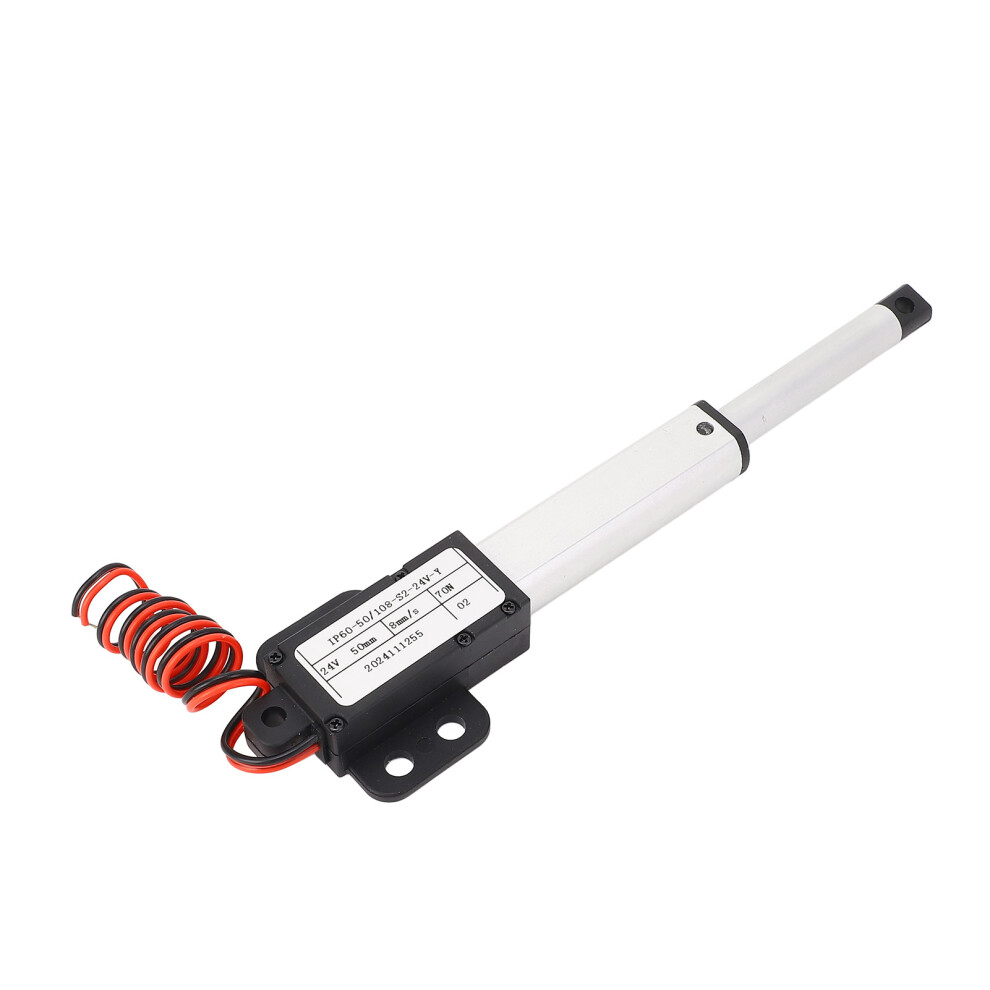 Mini Electric Linear Actuator 50Mm Stroke 70N Thrust Dc24v Small Push Rod 8331391151623