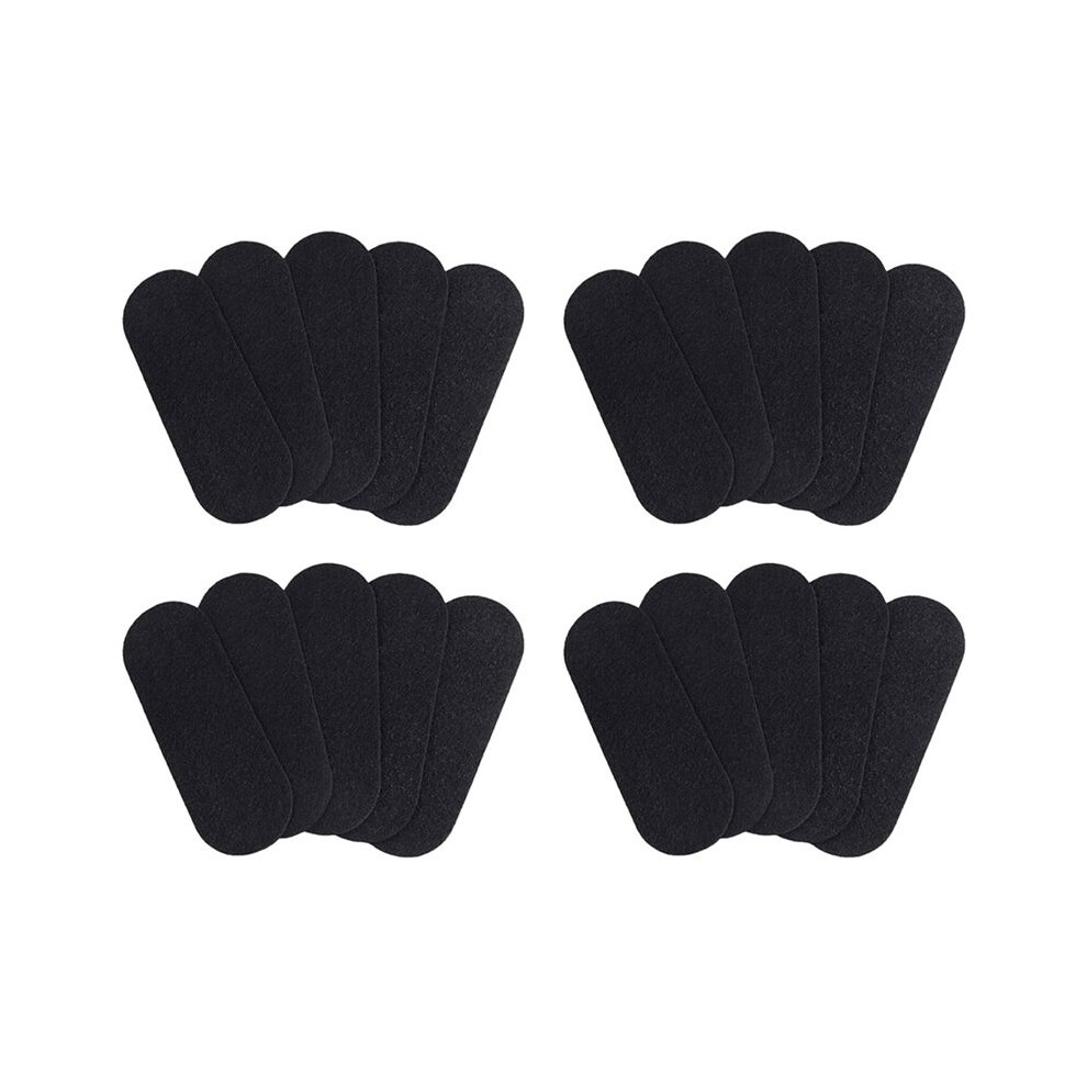 20 Pcs Ceiling Fan Filters, Activated Coconut Carbon Filter Filters For Ceiling Fan Blades Eliminate Odors, Dust Oval 6032225223326