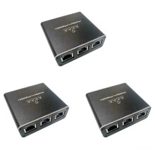 3X Gigabit Ethernet Splitter 1 In 4 Out 1000Mbps Internet Cable Splitter 1 Till 4 RJ45 Network Splitter för Cat5/6/7