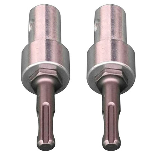 2X Electric SDS DIY Shank  Converter Accessories Drill Bit Adapter Power Tool Earth Auger Square Durable(C)