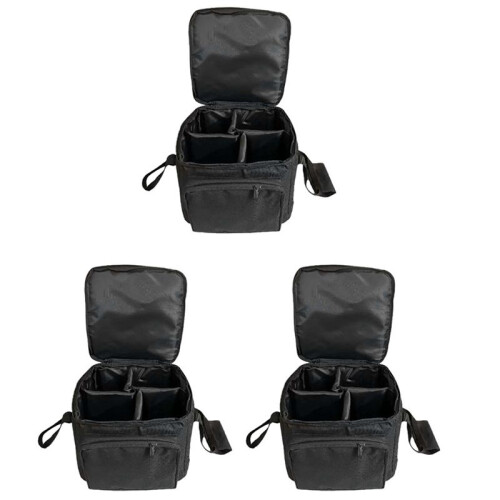 3X Waterproof Par Light Bag 210D Lining Light Bulb Storage Bag Performance Stage Lighting Protective Bags